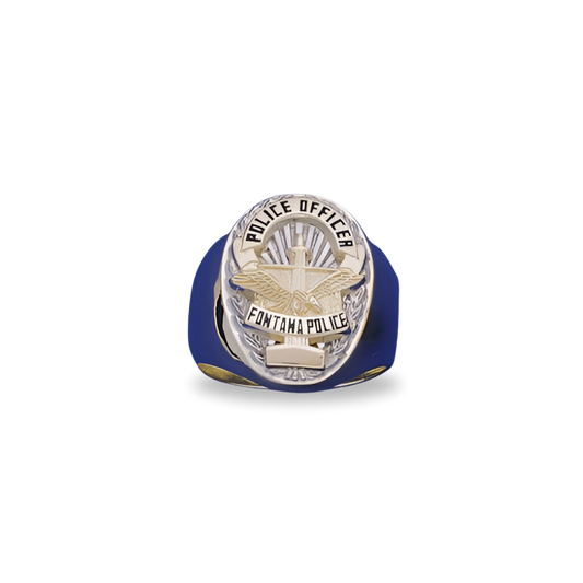 Fontana Police Department Large Badge Ring