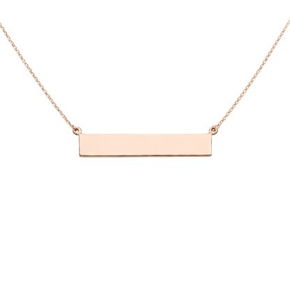 Popular Bar Necklace - Celebrities Choice