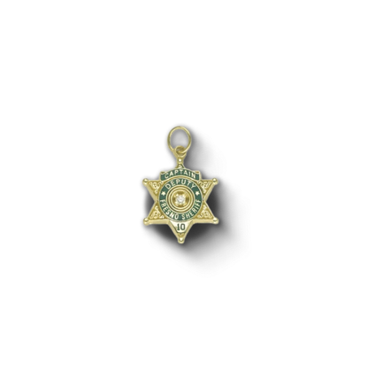 Fresno County Sheriff Department Star Badge Pendant