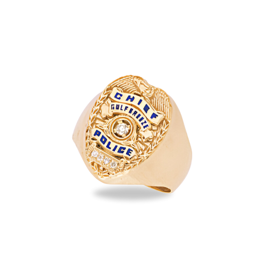 Gulf Breeze Police Department Ring - Gold & Two-Tone