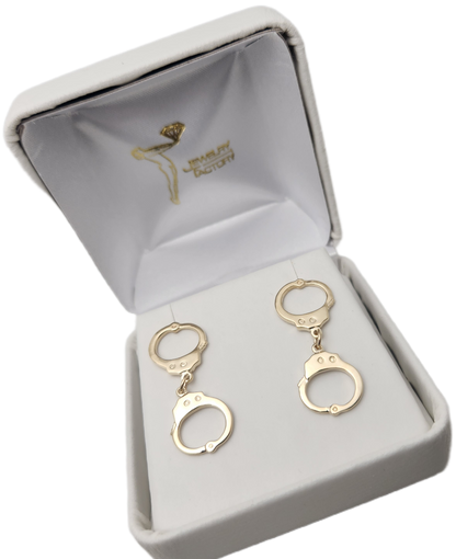Hand Cuff Earrings - Gold