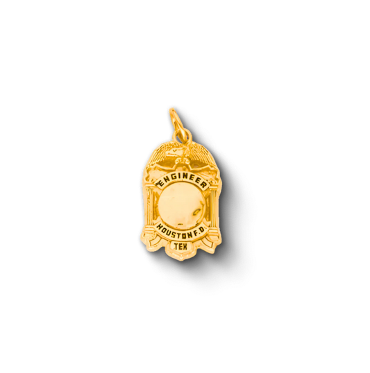 Houston Fire Department Badge Pendant
