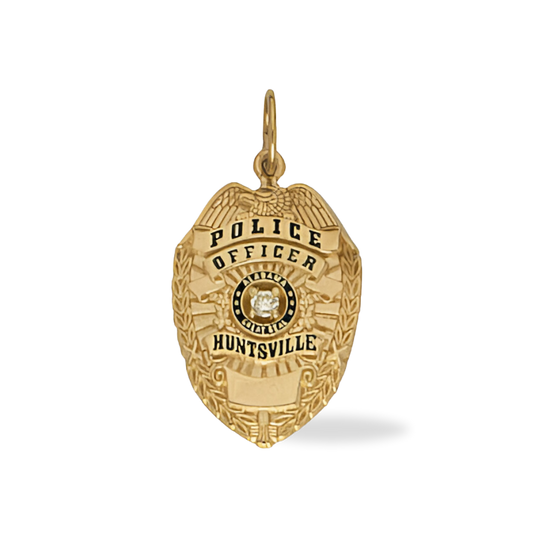 HPD Small Badge Pendant - Gold