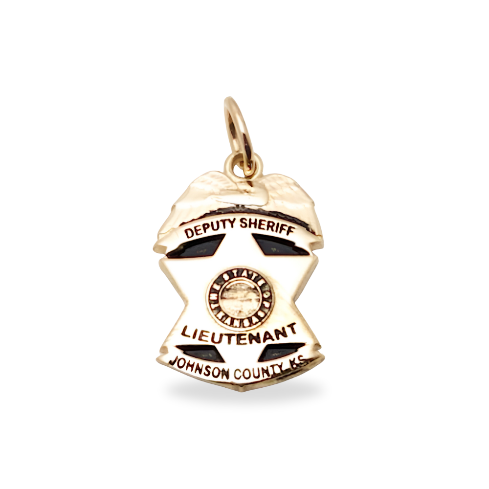 Johnson County Sheriff Department Badge Pendant