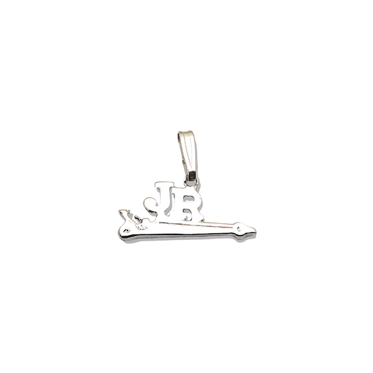 Jr. Dragster Pendant with Dragster - Silver