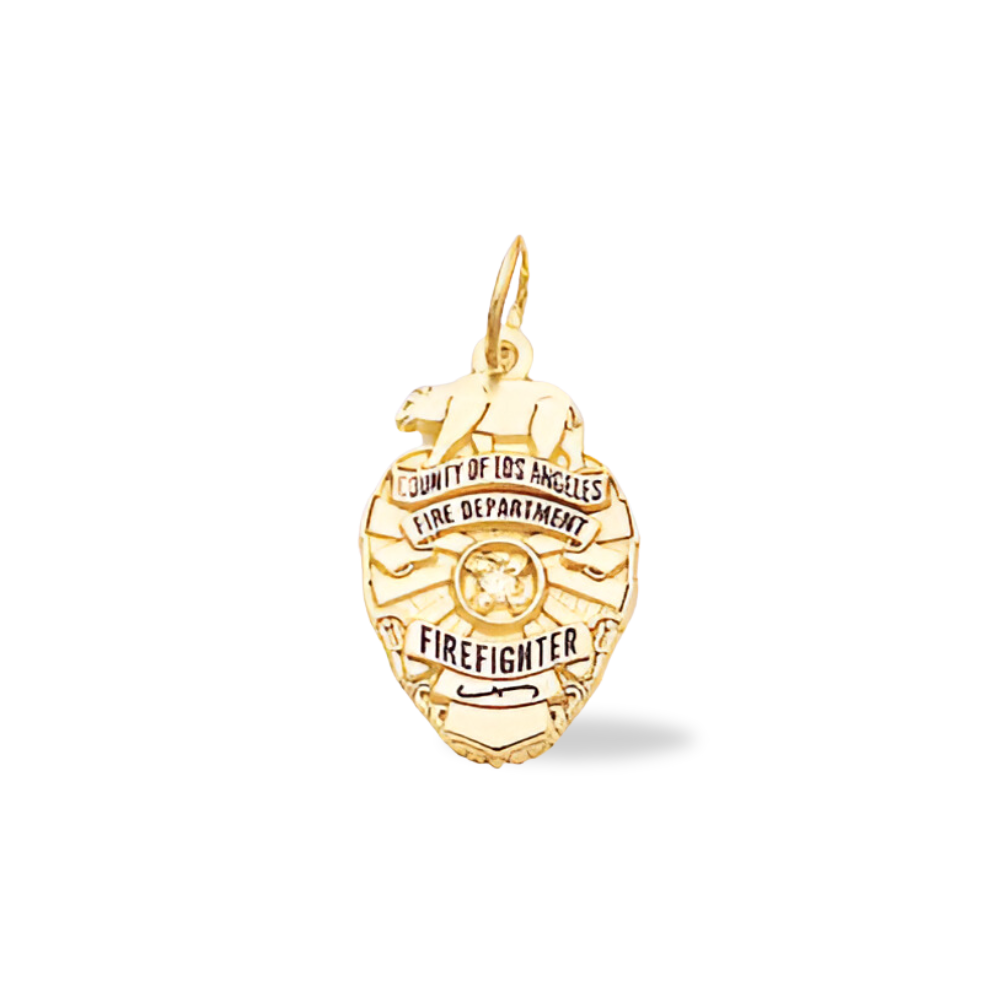 LACFD Badge Pendant