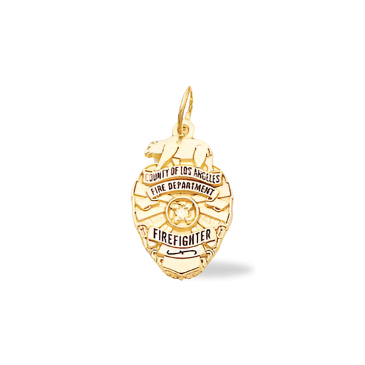 LACFD Med Badge - Gold