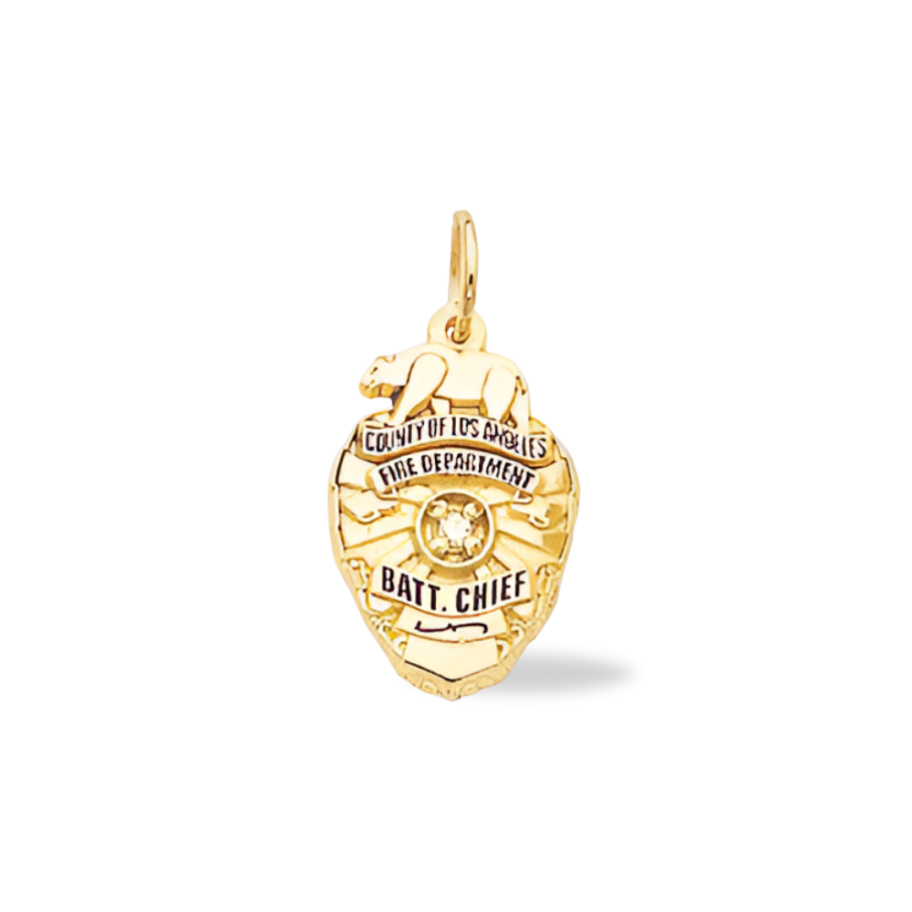 LACFD Badge Pendant