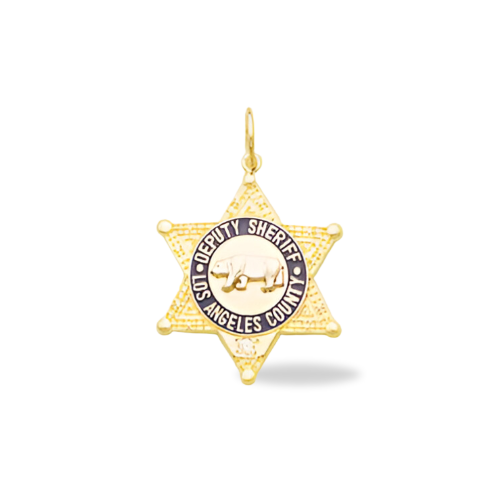 LACSD Badge Pendant Star Badge - Diamond