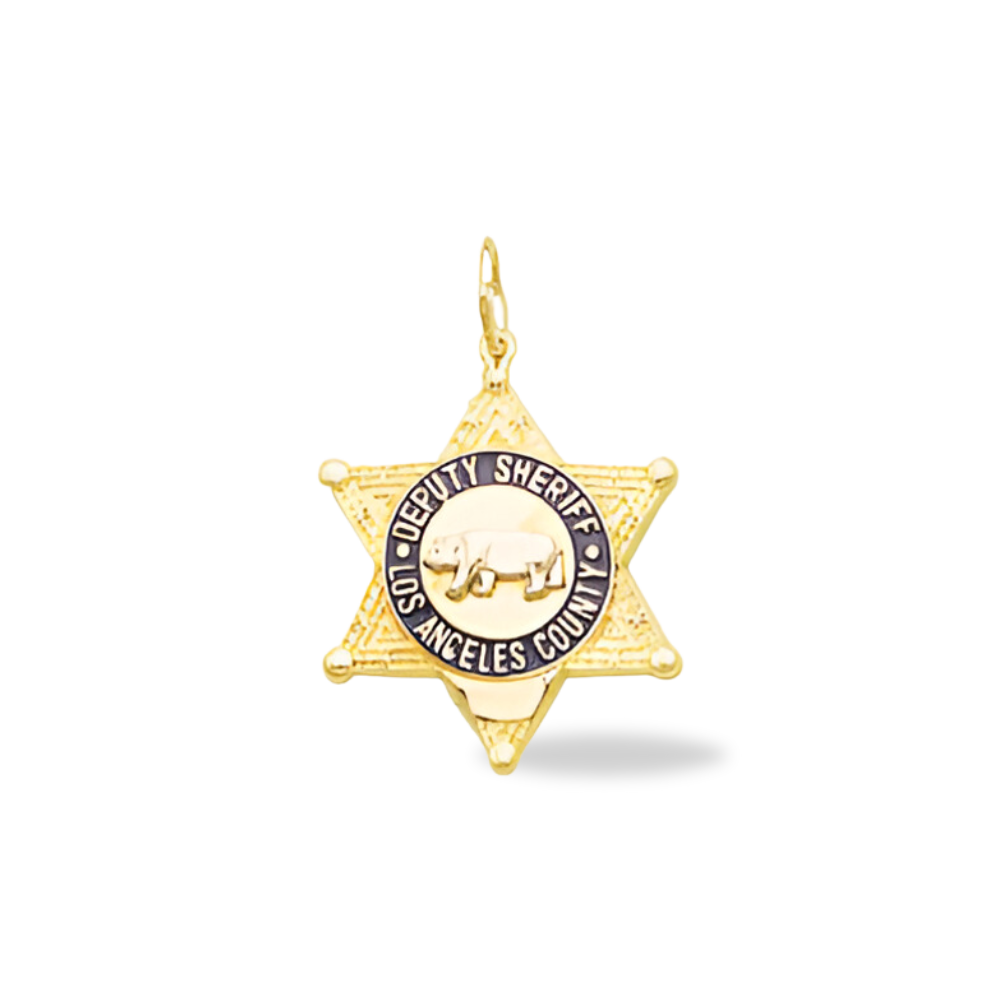LACSD Badge Pendant - Diamond