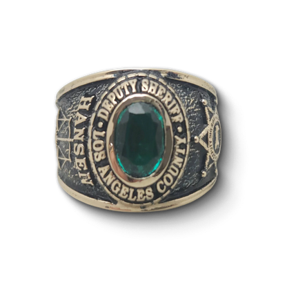 LACSD Official Officers Stone Ring