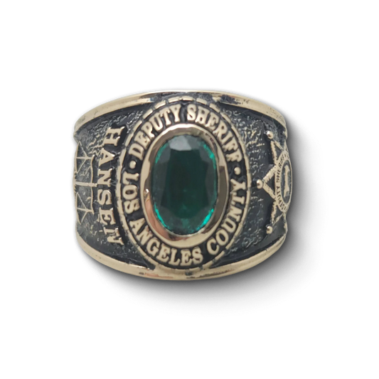 LACSD Official Officers Stone Ring