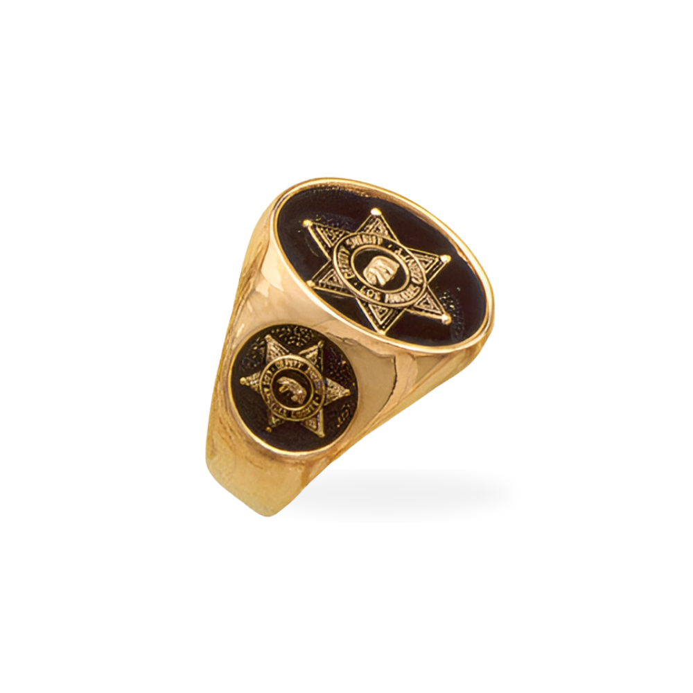 Los Angeles Sheriff Badge Ring | Jewelry Factory