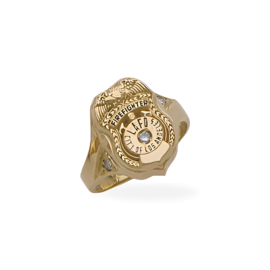 LAFD Badge Jewelry | Custom Fire Dept Pendants, Rings & Gifts | USA ...