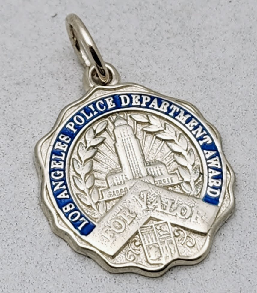 LAPD Badge Pendant Medal of Valor