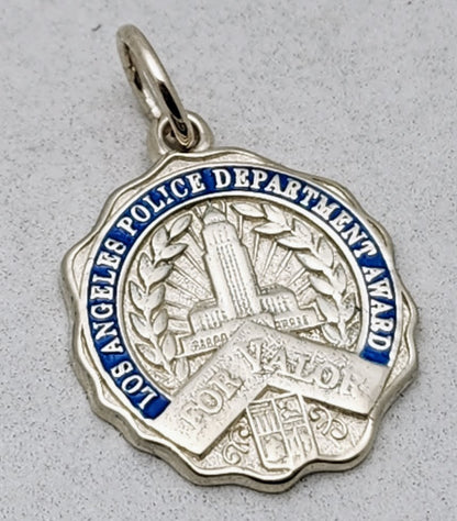 LAPD Badge Pendant Medal of Valor