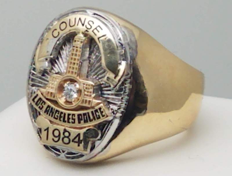 LAPD 14kt Gold Ring