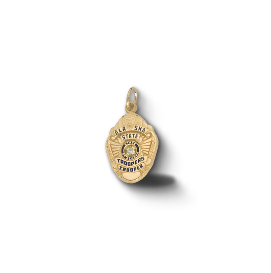 Alaska State Police Badge Pendant