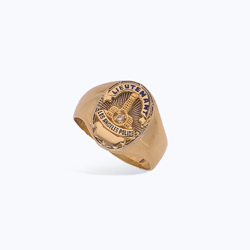 LAPD Officer Badge Ring | Jewelry Factory