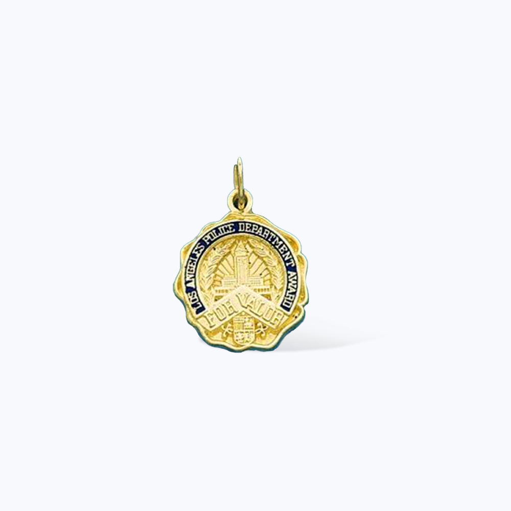 LAPD Medal of Valor Badge Pendant