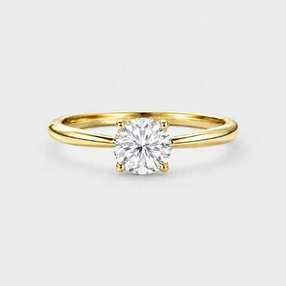 Lab Grown Round Brilliant Solitaire Diamond Ring - .75 Carat