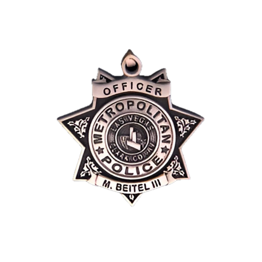 LAS VEGAS METROPOLITAN POLICE DEPT. BADGE PENDANT