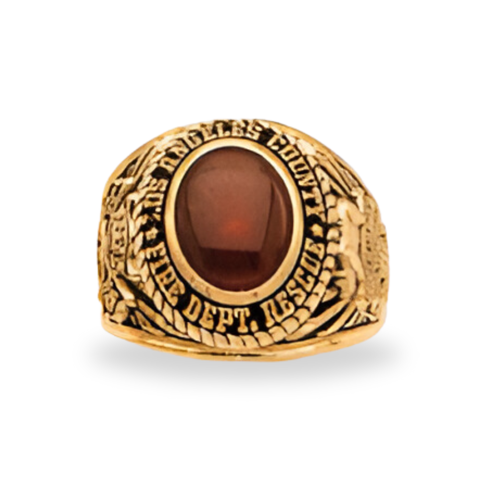 LACFD Large Ring - Gemstone