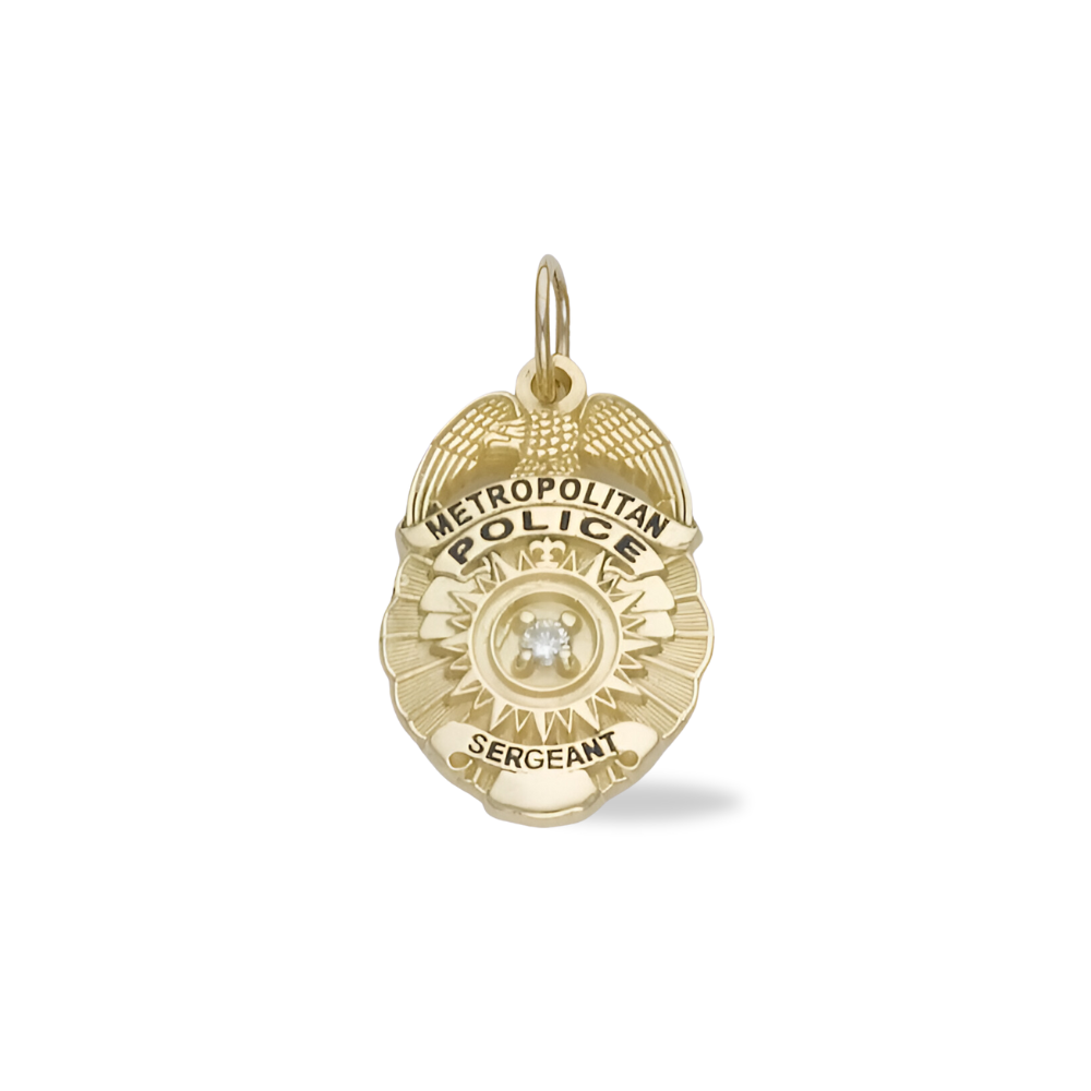 MPD Small Badge Pendant - Gold