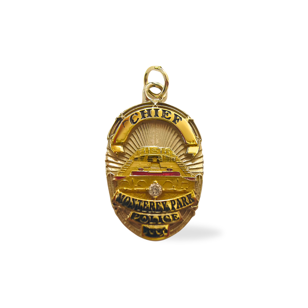 Monterey Park Police Department Badge Pendant