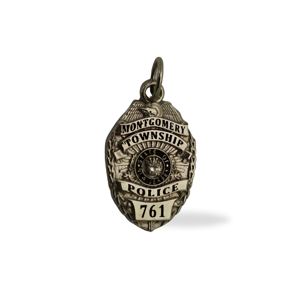 Montgomery Township Police Department Badge Pendant - Gold