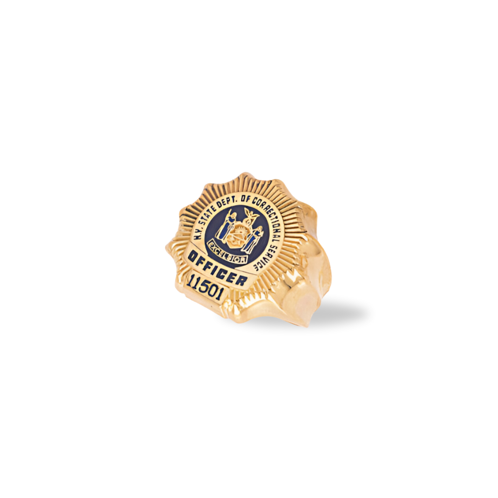 NY State Correctional Services Lg. Badge Ring