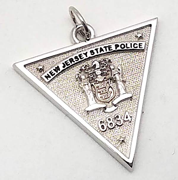 New Jersey State Police Badge Pendant