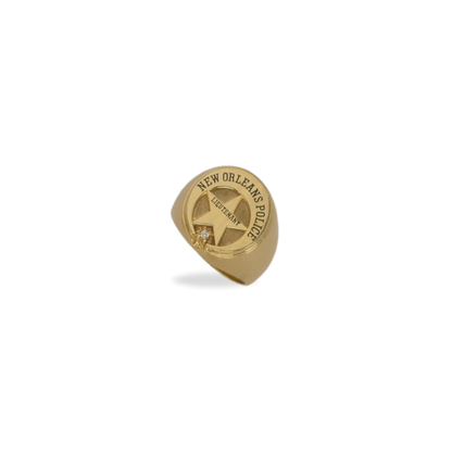 New Orleans Police Department Badge Ring