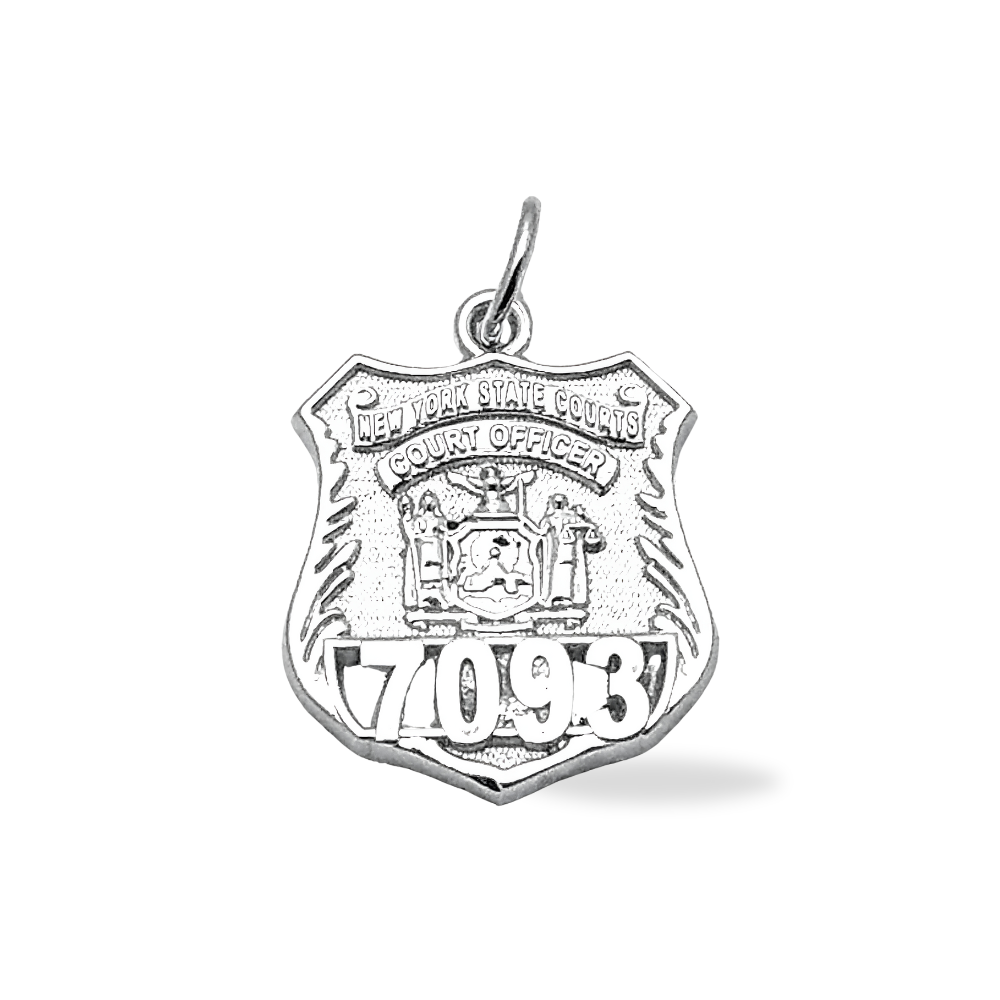 New York State Department of Courts Badge Pendant