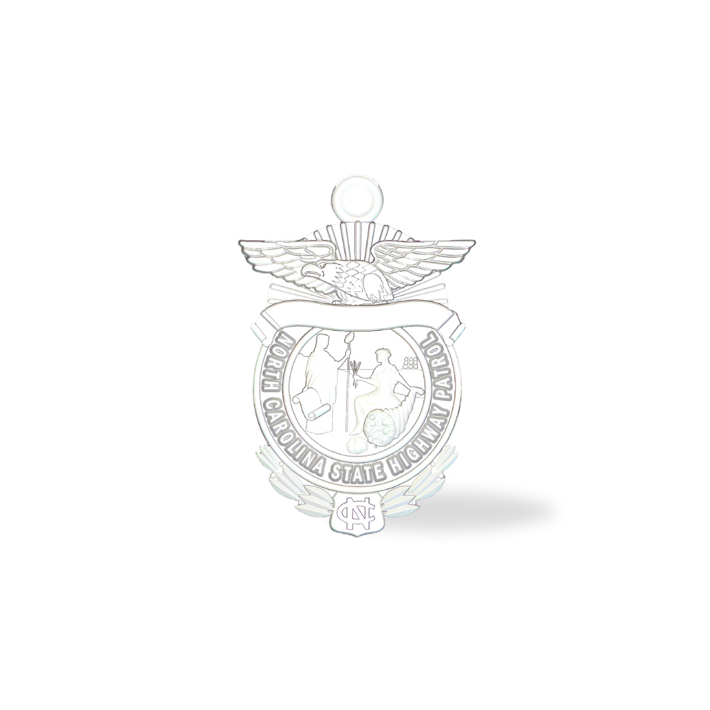 North Carolina Highway Patrol Badge Pendant