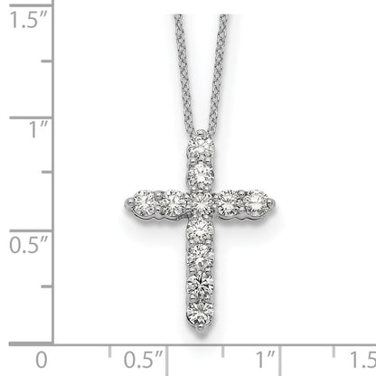 True Origin Lab Grown Diamond VS+ F+ Complete 18 in Cross Necklace