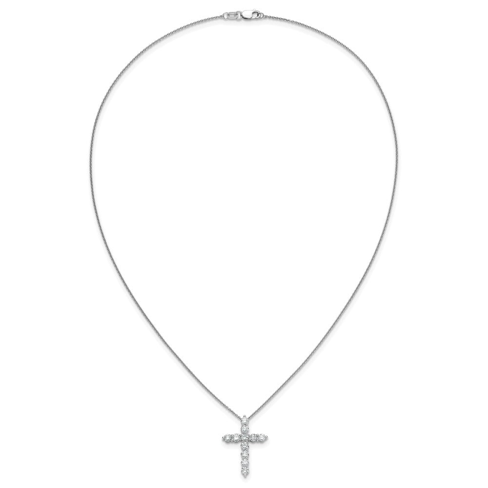 True Origin Lab Grown Diamond VS+ F+ Complete 18 in Cross Necklace