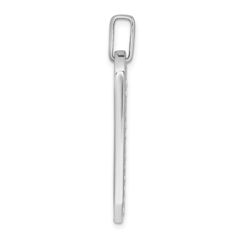 True Origin Men's Lab Grown Diamond VS+ F+ Complete Dog Tag Pendant