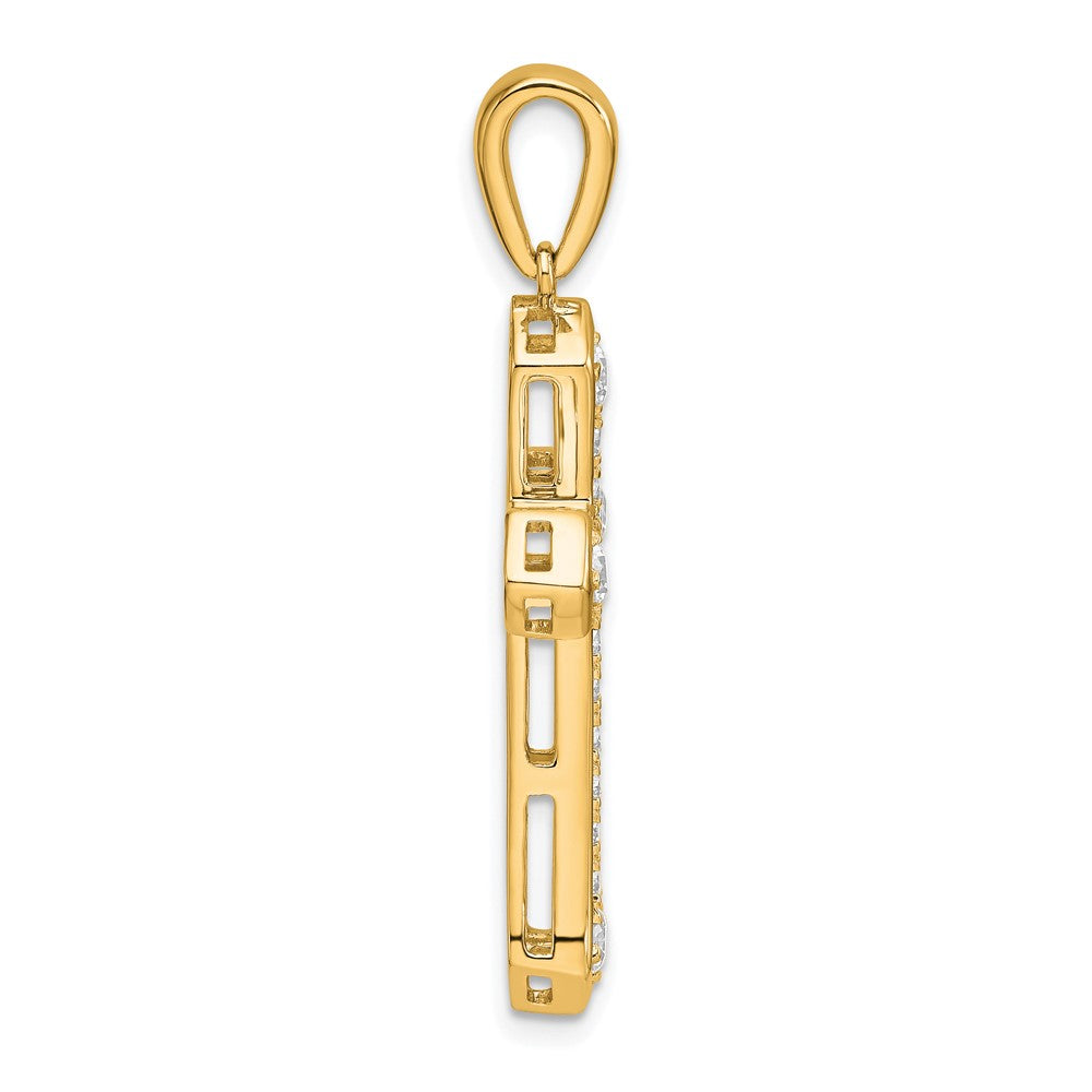 True Origin Lab Grown Diamond VS+ F+ Complete Cross Pendant