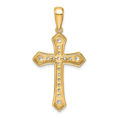 True Origin Lab Grown Diamond VS+ F+ Complete Cross Pendant