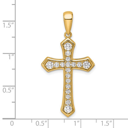 True Origin Lab Grown Diamond VS+ F+ Complete Cross Pendant