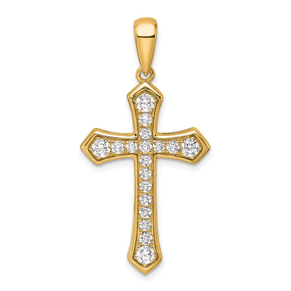 True Origin Lab Grown Diamond VS+ F+ Complete Cross Pendant