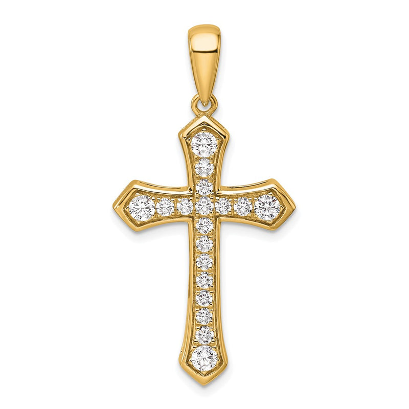 True Origin Lab Grown Diamond VS+ F+ Complete Cross Pendant
