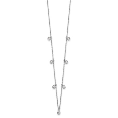 True Origin Lab Grown Diamond VS+ F+ Complete 9 Station 18 in Necklace