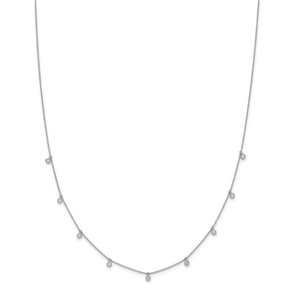 True Origin Lab Grown Diamond VS+ F+ Complete 9 Station 18 in Necklace