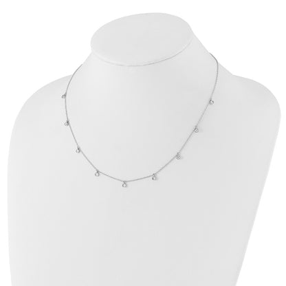 True Origin Lab Grown Diamond VS+ F+ Complete 9 Station 18 in Necklace