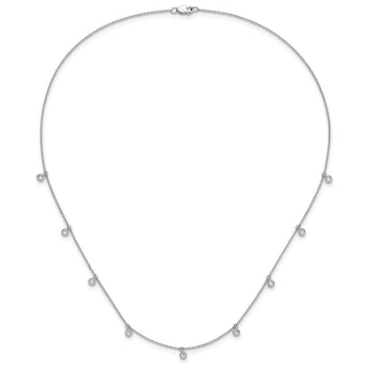 True Origin Lab Grown Diamond VS+ F+ Complete 9 Station 18 in Necklace