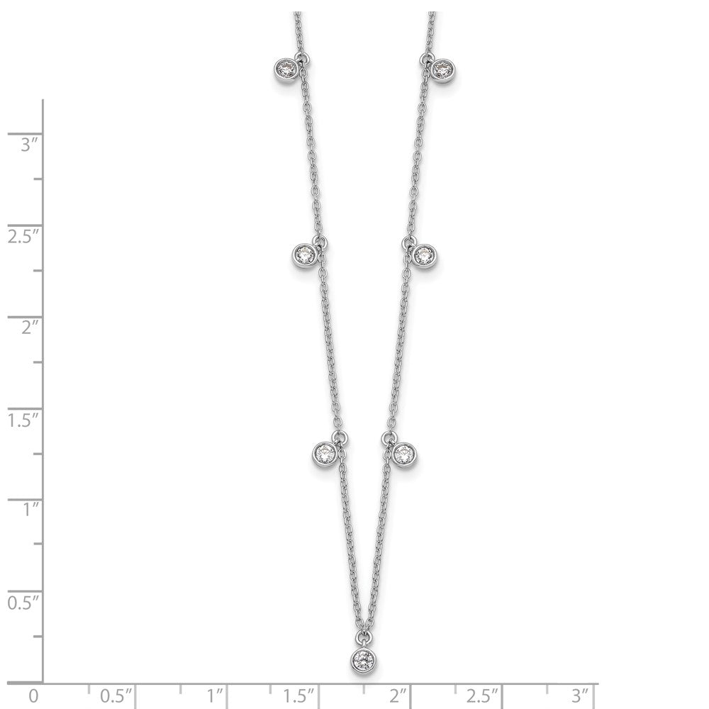 True Origin Lab Grown Diamond VS+ F+ Complete 9 Station 18 in Necklace