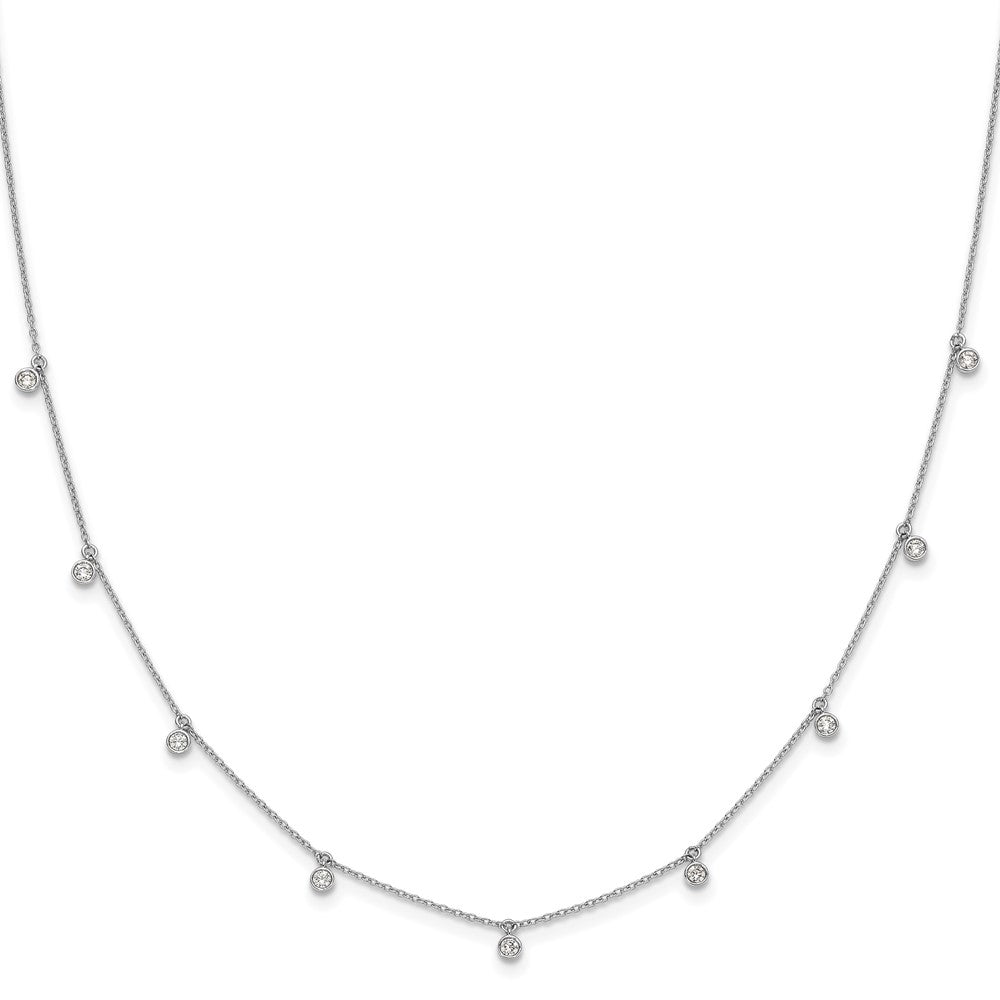 True Origin Lab Grown Diamond VS+ F+ Complete 9 Station 18 in Necklace