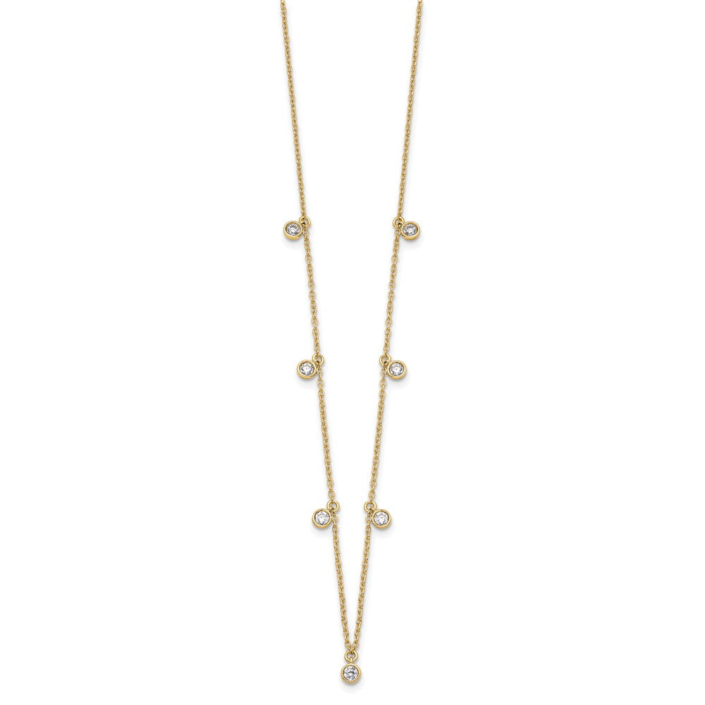 True Origin Lab Grown Diamond VS+ F+ Complete 9 Station 18 in Necklace